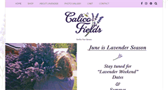 Desktop Screenshot of calicofieldslavender.com